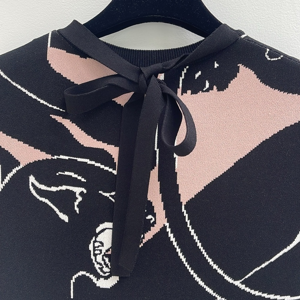 VALENTINO 2017 Panther 1967 Dress black Small - Picture 5 of 6
